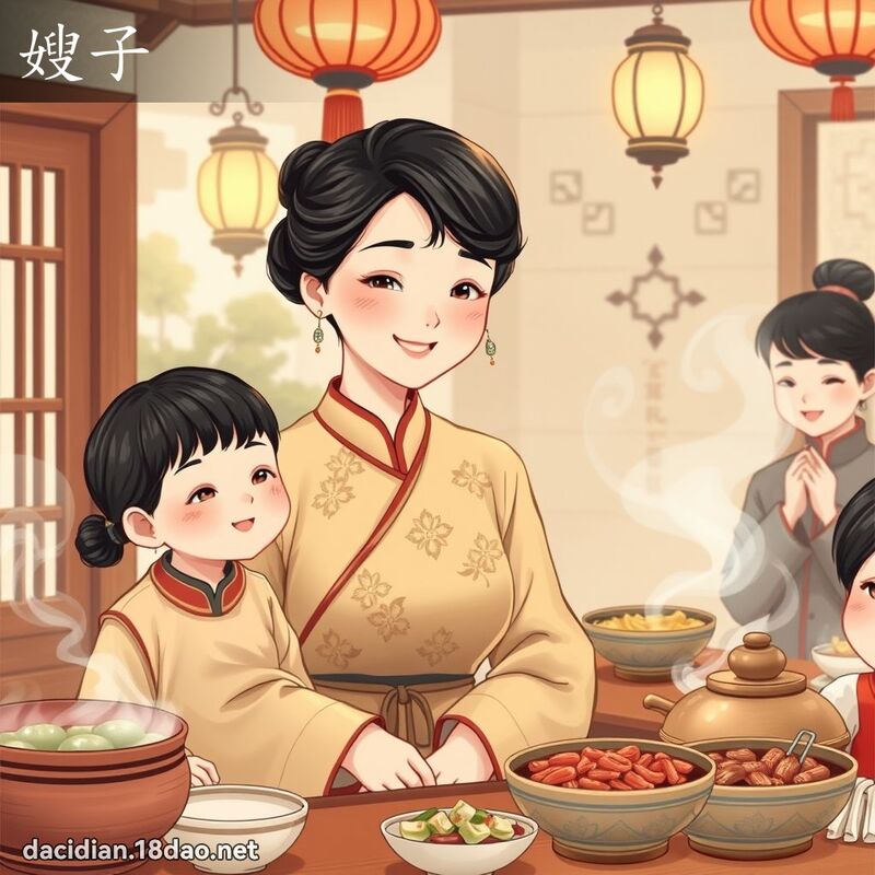 嫂子 - 国语大辞典配图