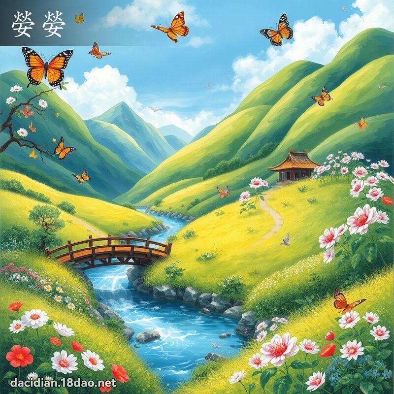 嫈嫈 - 国语大辞典配图