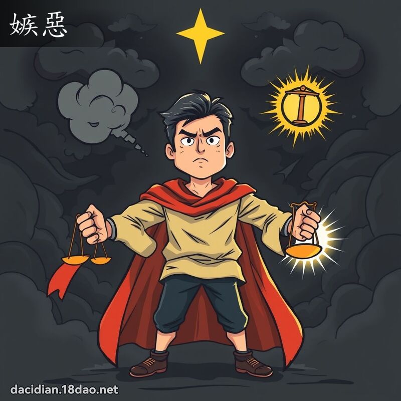 嫉恶 - 国语大辞典配图