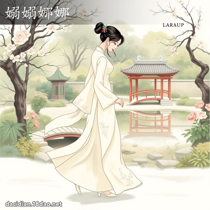 嫋嫋娜娜 - 國語大辭典配圖