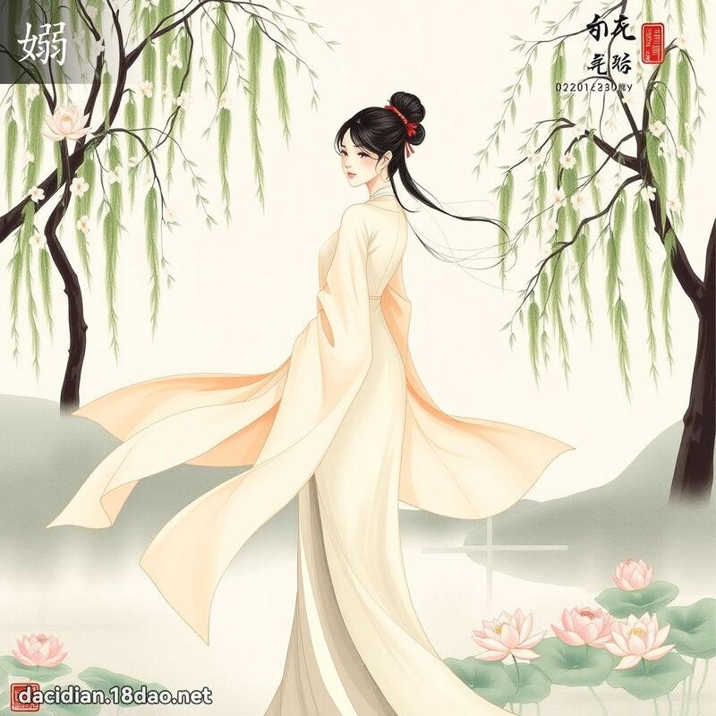 嫋 - 國語大辭典配圖