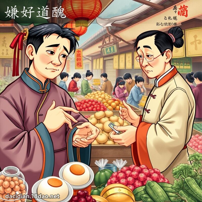 嫌好道醜 - 國語大辭典配圖