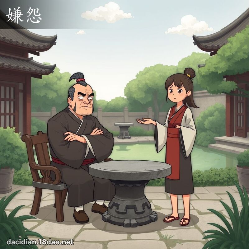 嫌怨 - 國語大辭典配圖