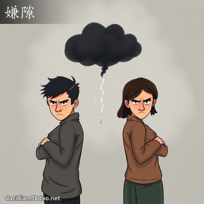 嫌隙 - 国语大辞典配图