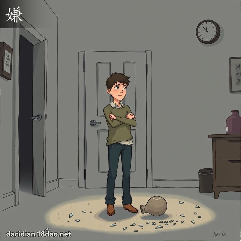 嫌 - 國語大辭典配圖
