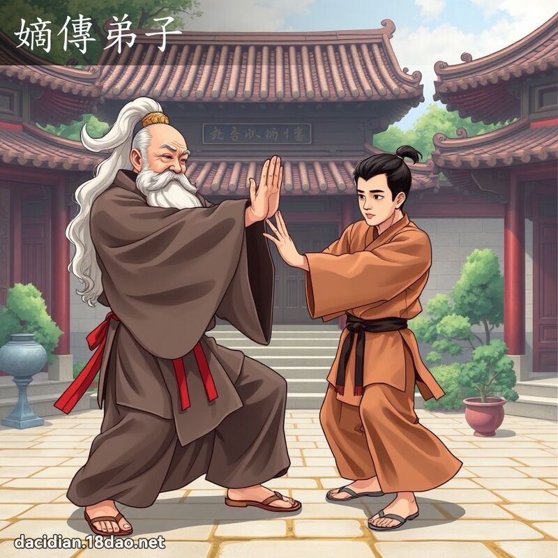 嫡傳弟子 - 國語大辭典配圖