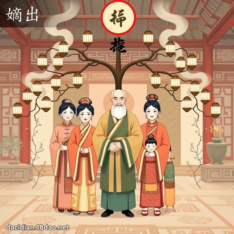 嫡出 - 国语大辞典配图