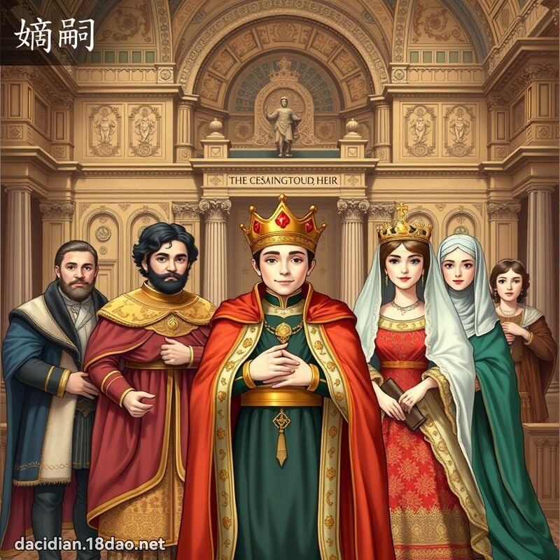 嫡嗣 - 国语大辞典配图