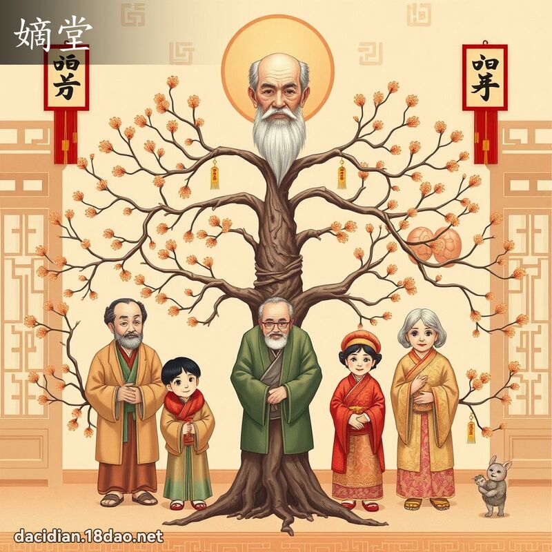 嫡堂 - 国语大辞典配图