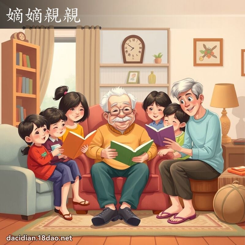 嫡嫡親親 - 國語大辭典配圖