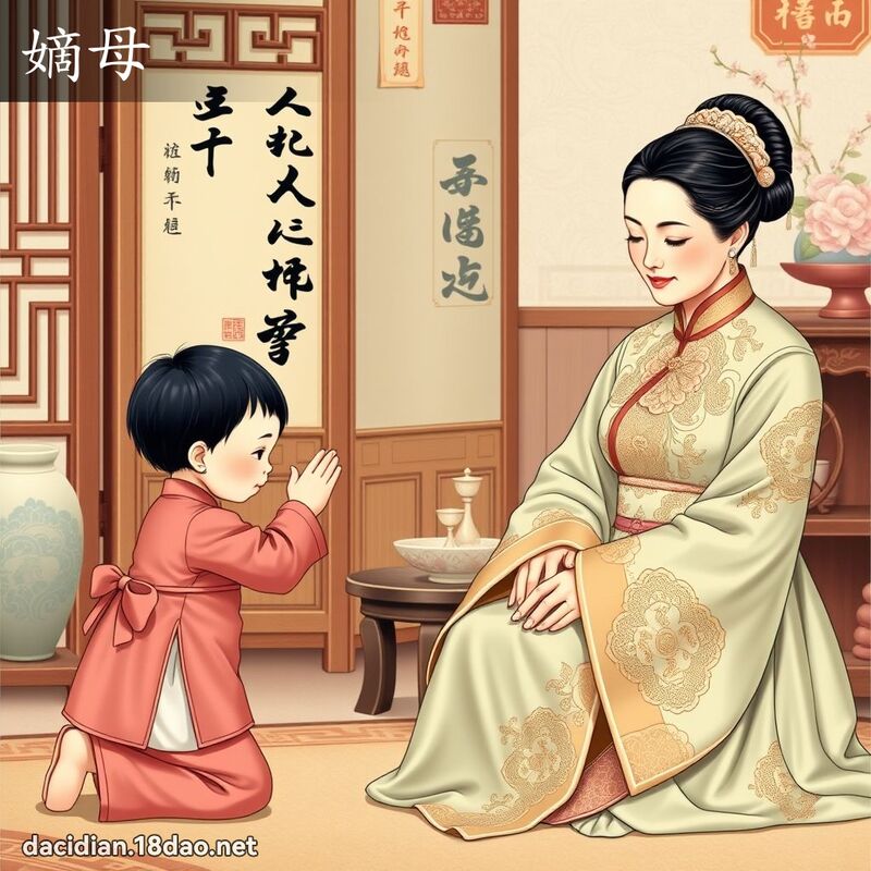 嫡母 - 国语大辞典配图