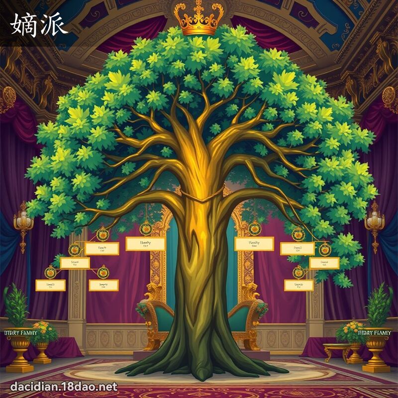 嫡派 - 国语大辞典配图