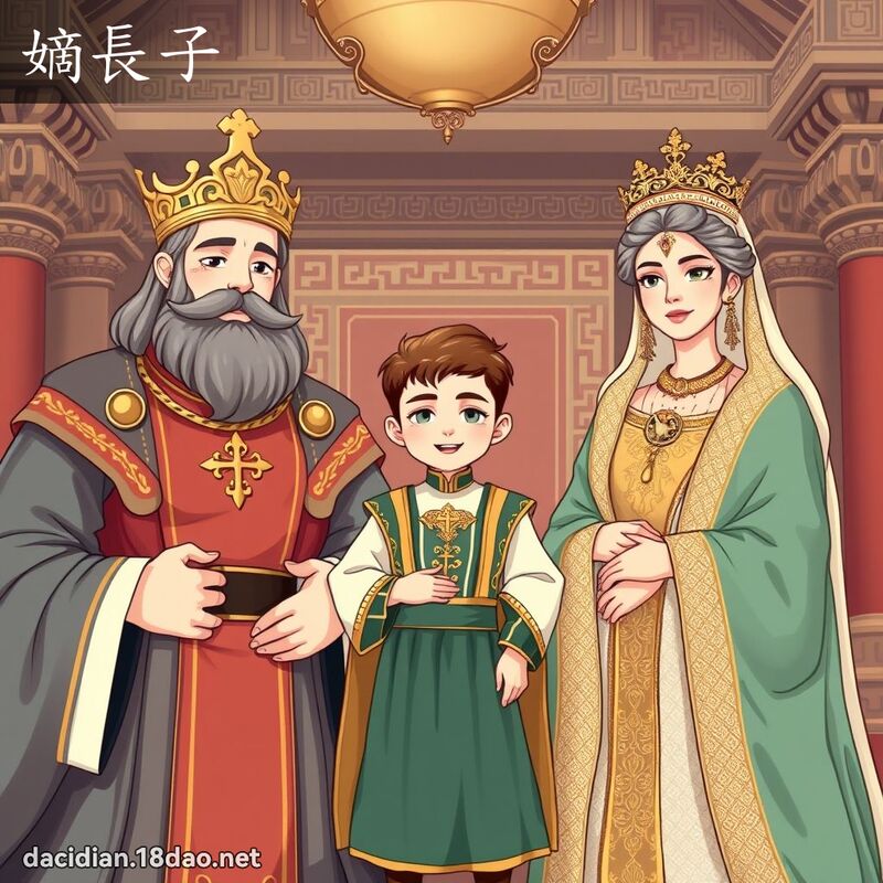 嫡长子 - 国语大辞典配图