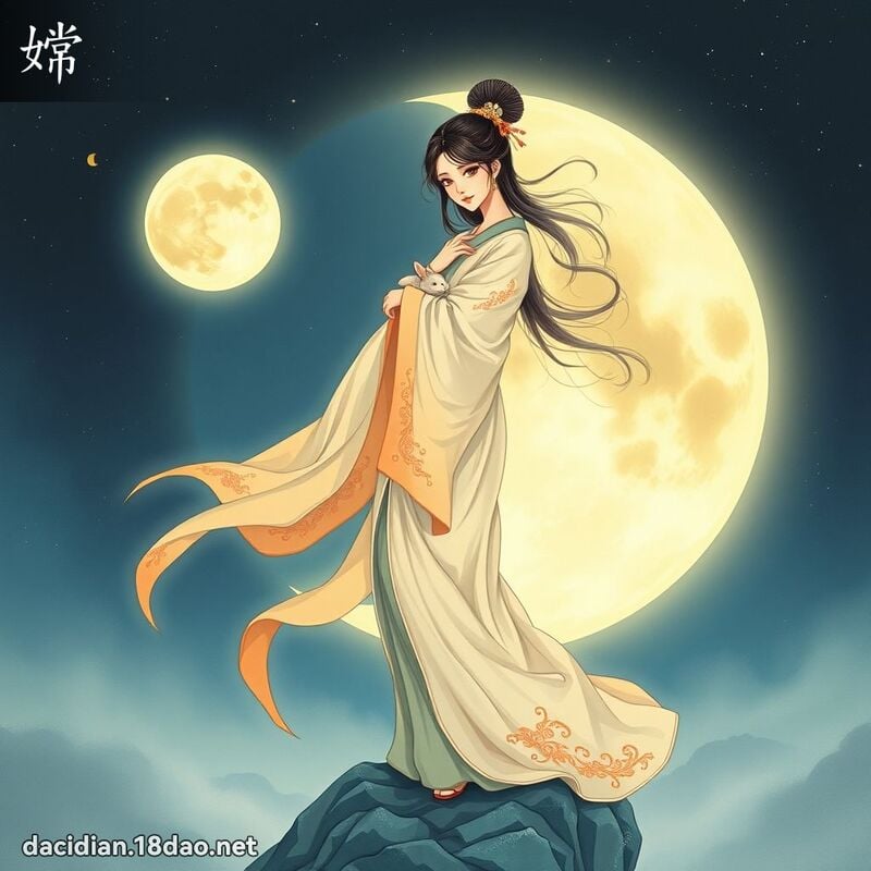 嫦 - 國語大辭典配圖