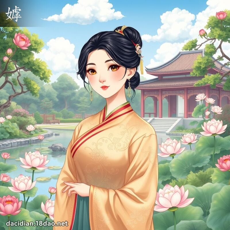 嫭 - 国语大辞典配图