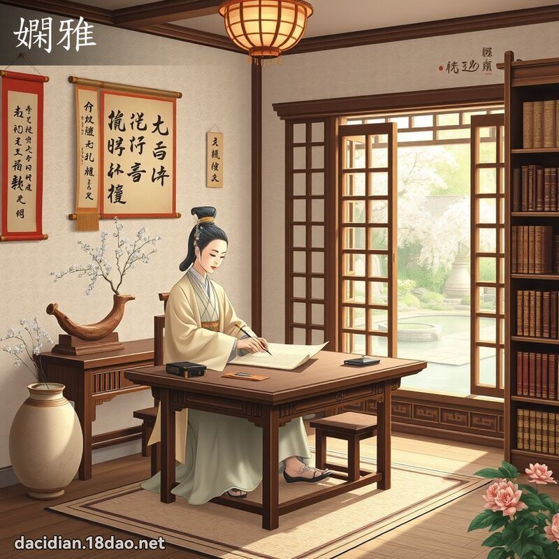 嫻雅 - 国语大辞典配图