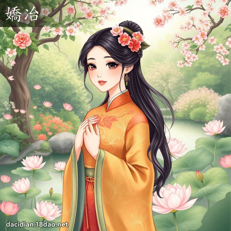 嬌冶 - 國語大辭典配圖