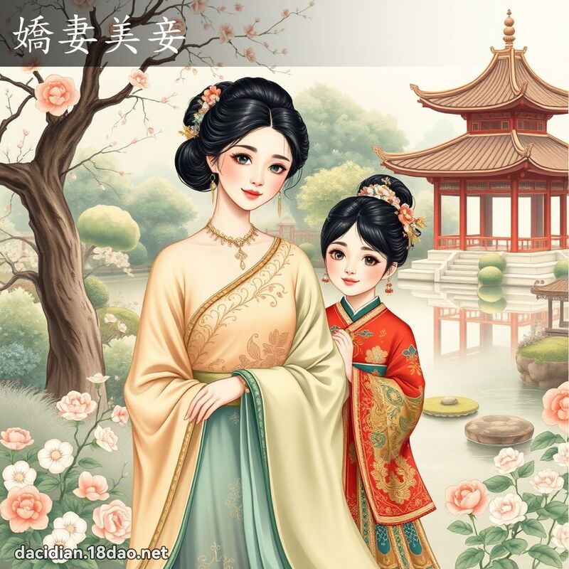 娇妻美妾 - 国语大辞典配图
