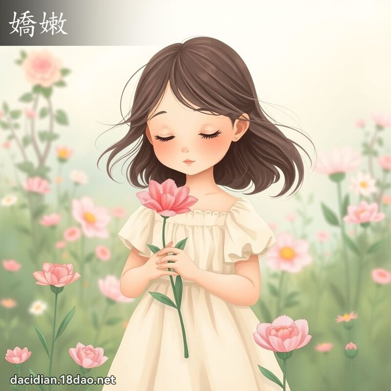 嬌嫩 - 國語大辭典配圖