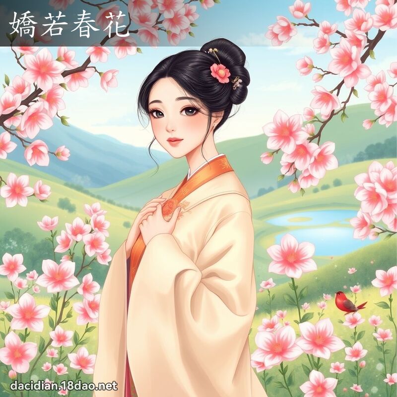 娇若春花 - 国语大辞典配图