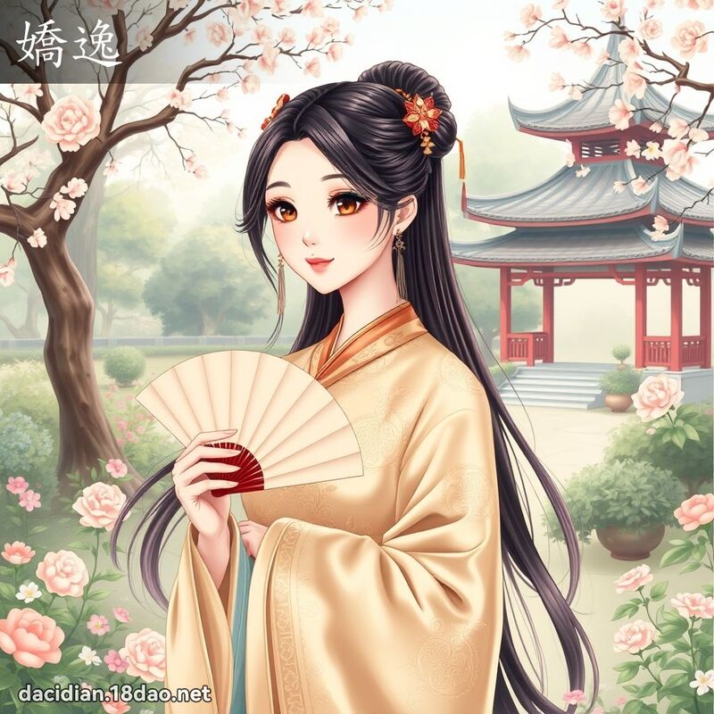 嬌逸 - 國語大辭典配圖