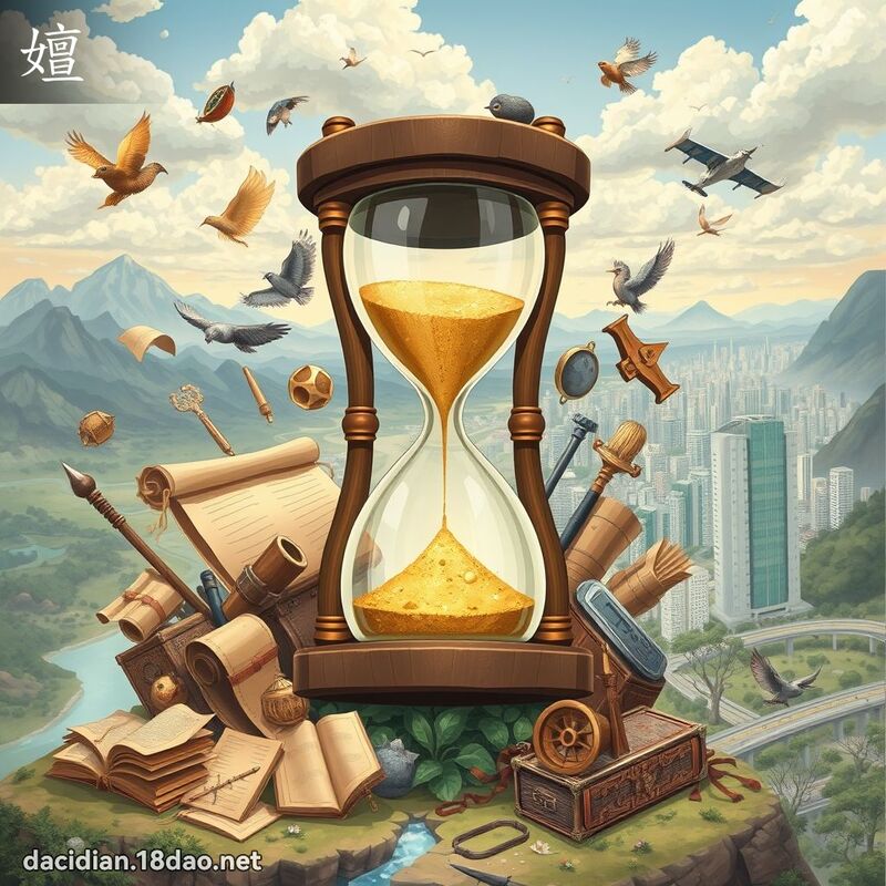 嬗 - 国语大辞典配图