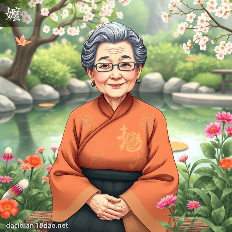 嬤 - 國語大辭典配圖