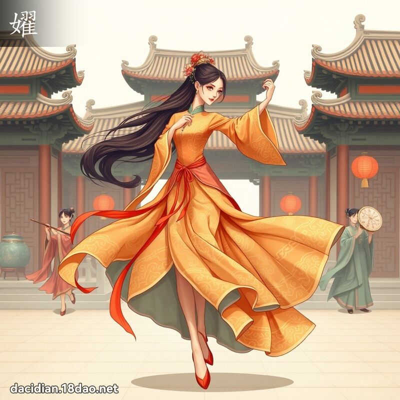 嬥 - 国语大辞典配图