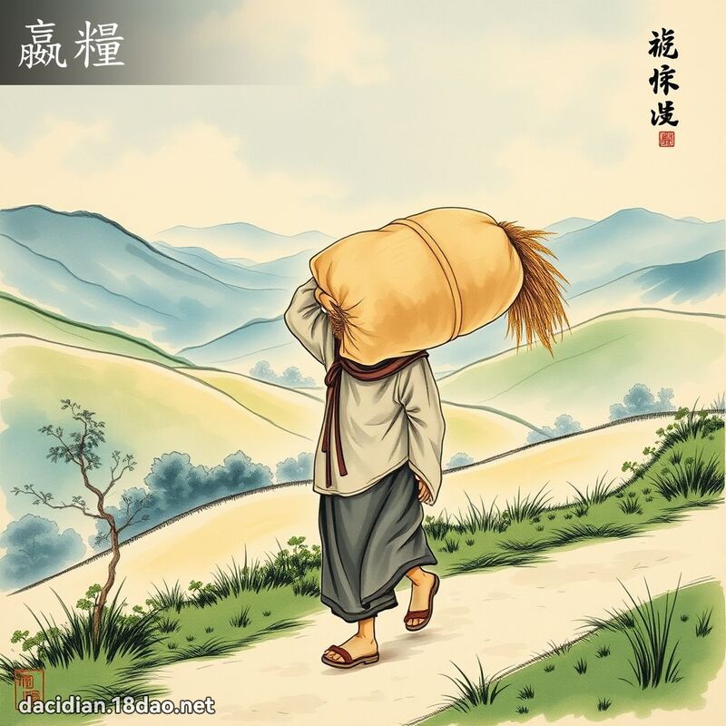 嬴粮 - 国语大辞典配图