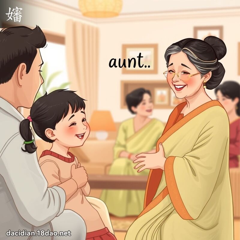 婶 - 国语大辞典配图