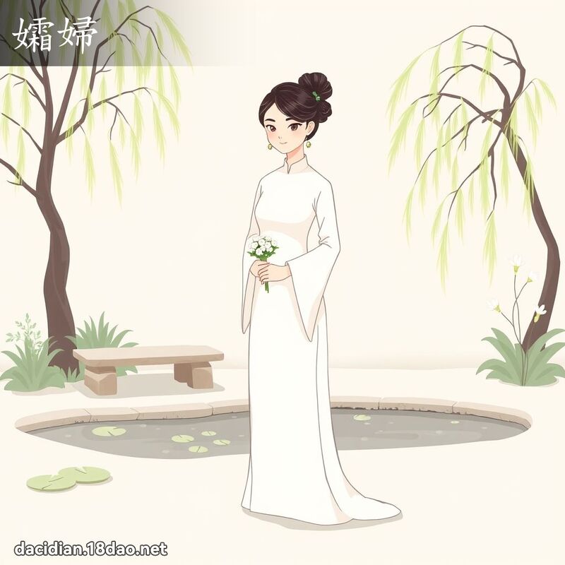 孀妇 - 国语大辞典配图