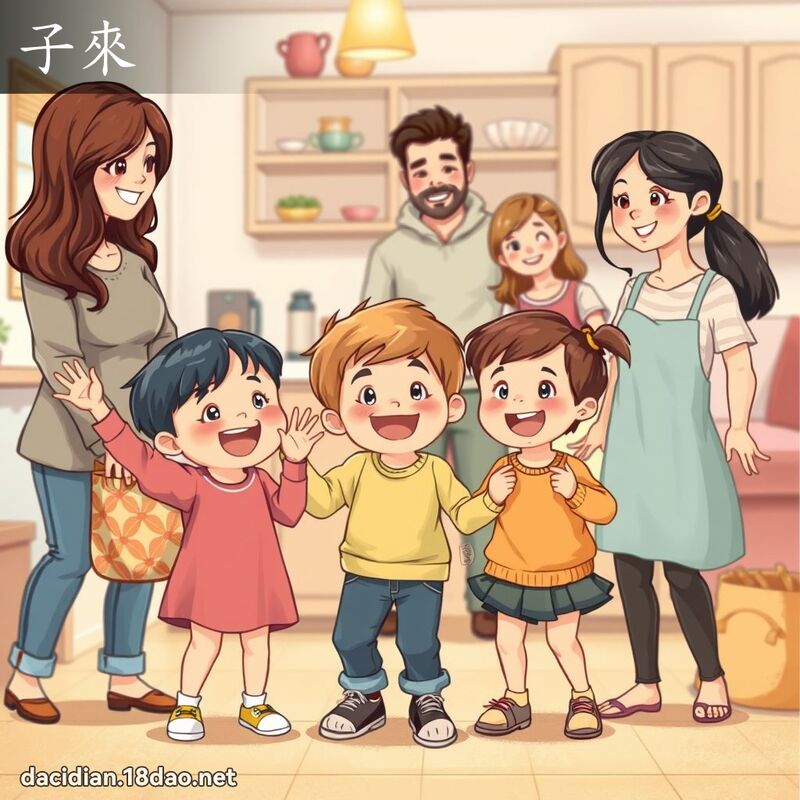 子來 - 國語大辭典配圖