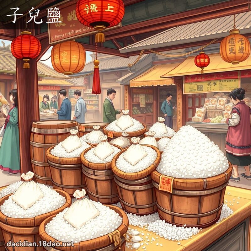 子兒鹽 - 國語大辭典配圖