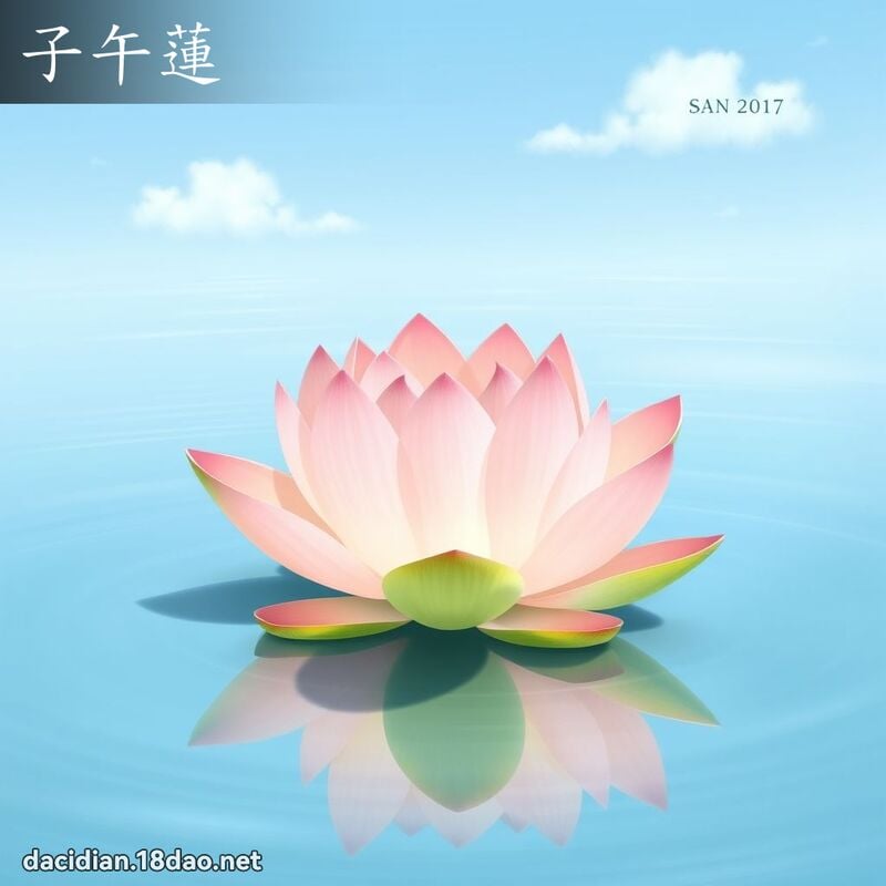 子午莲 - 国语大辞典配图