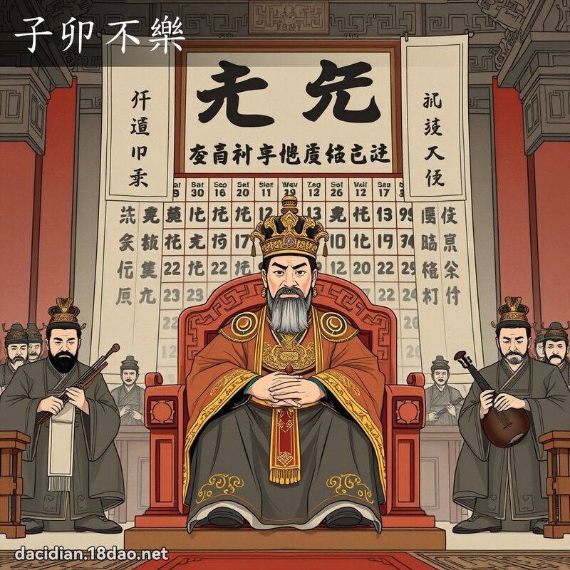 子卯不樂 - 國語大辭典配圖