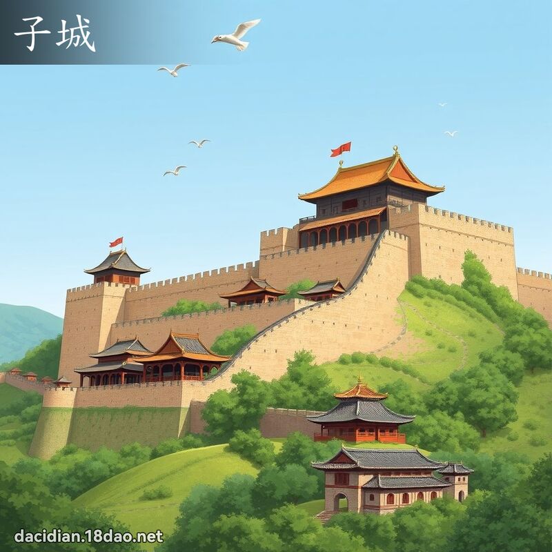 子城 - 國語大辭典配圖
