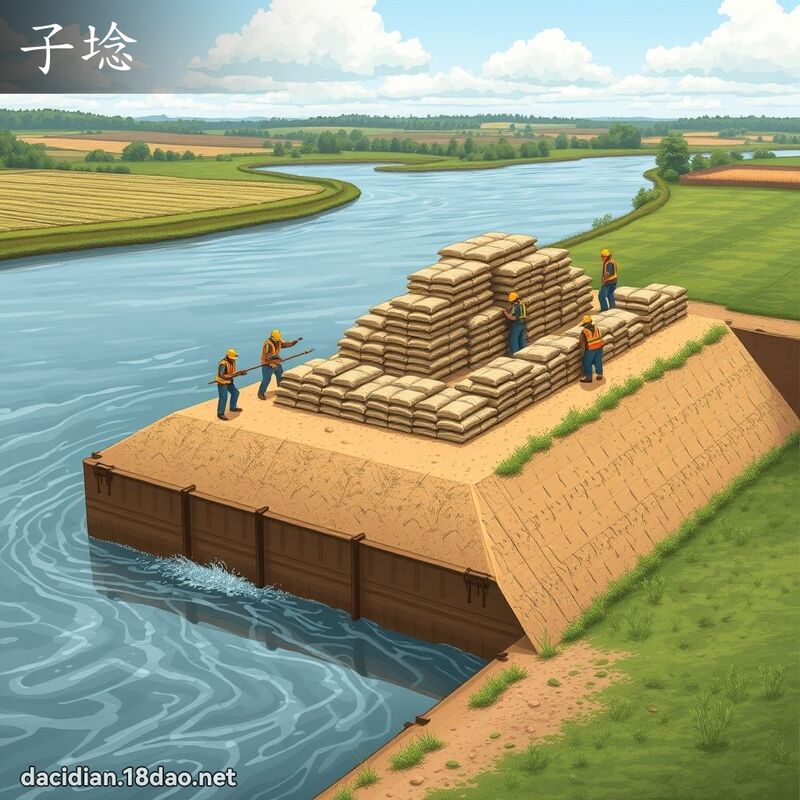 子埝 - 国语大辞典配图
