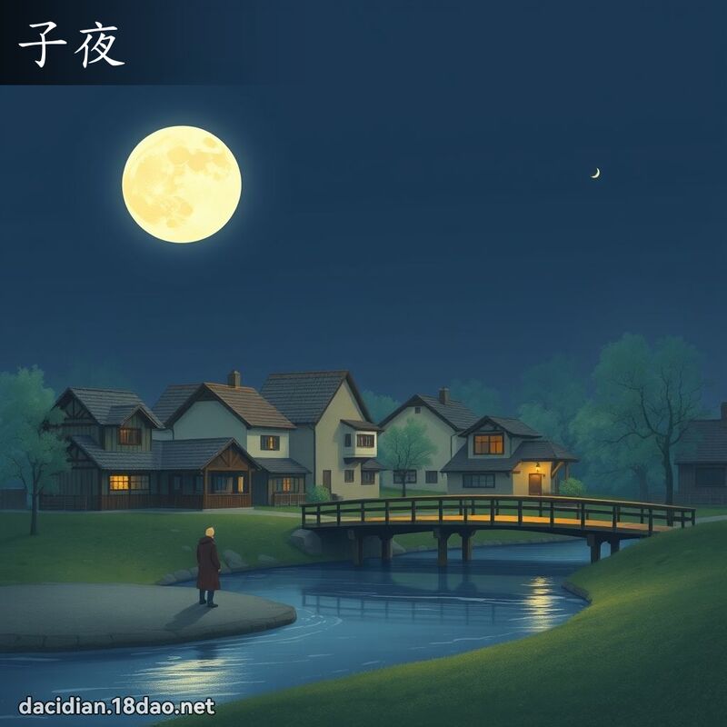 子夜 - 国语大辞典配图