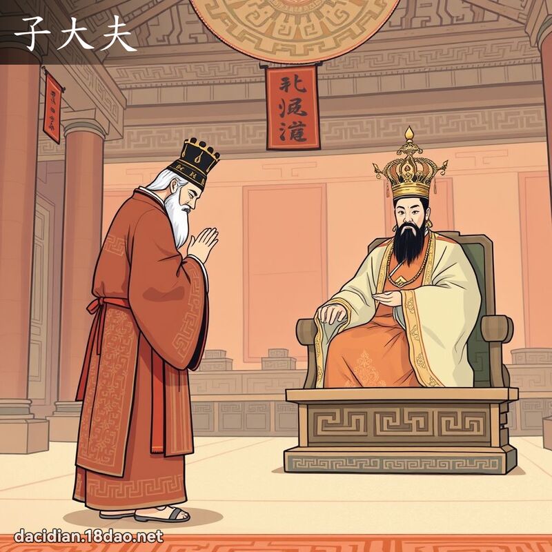 子大夫 - 国语大辞典配图
