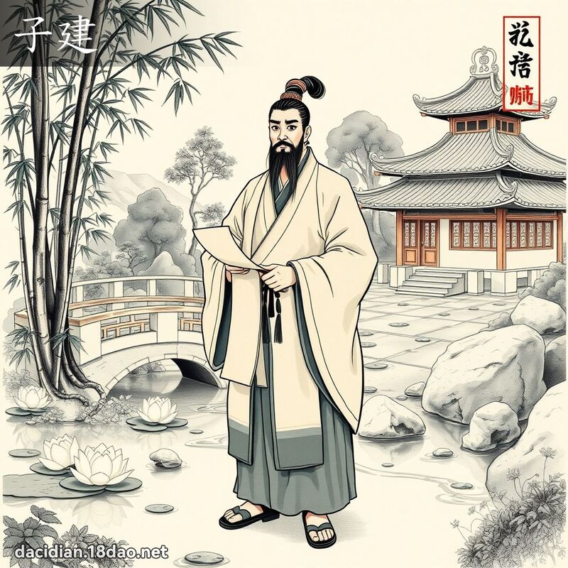 子建 - 國語大辭典配圖