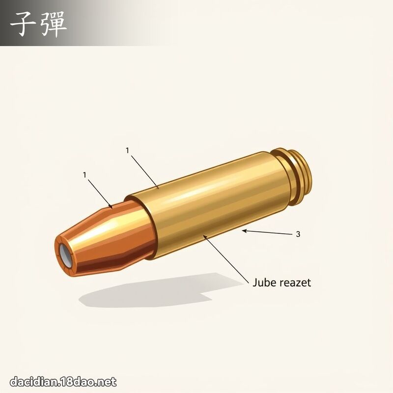 子弹 - 国语大辞典配图