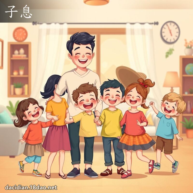 子息 - 國語大辭典配圖