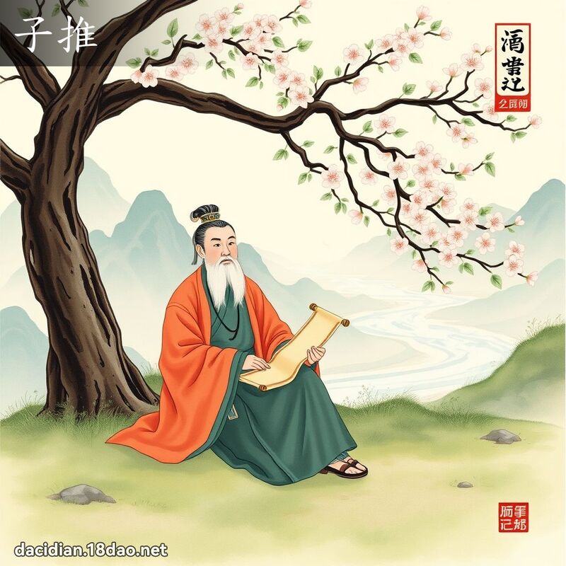 子推 - 国语大辞典配图
