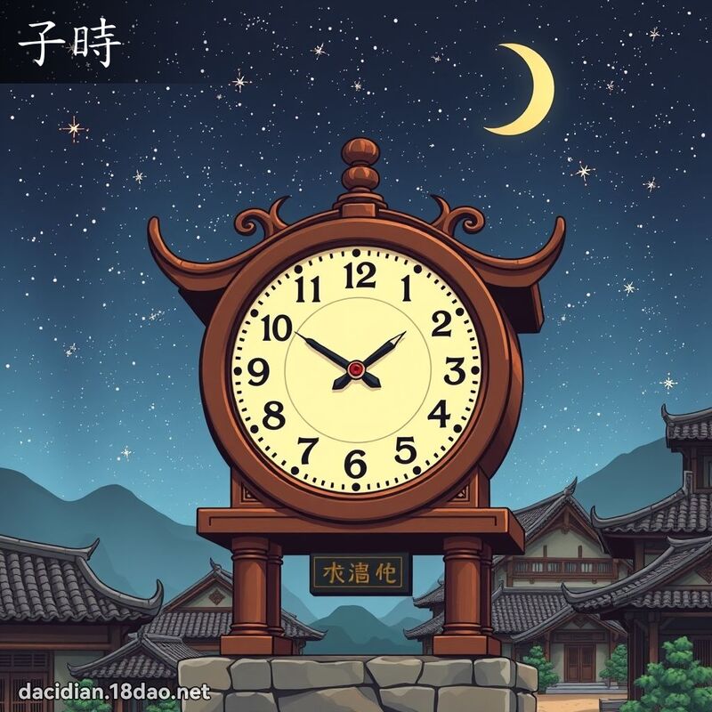 子時 - 國語大辭典配圖