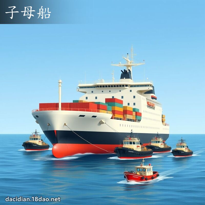 子母船 - 国语大辞典配图