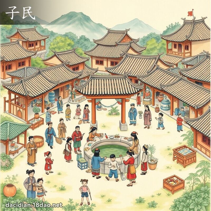 子民 - 国语大辞典配图