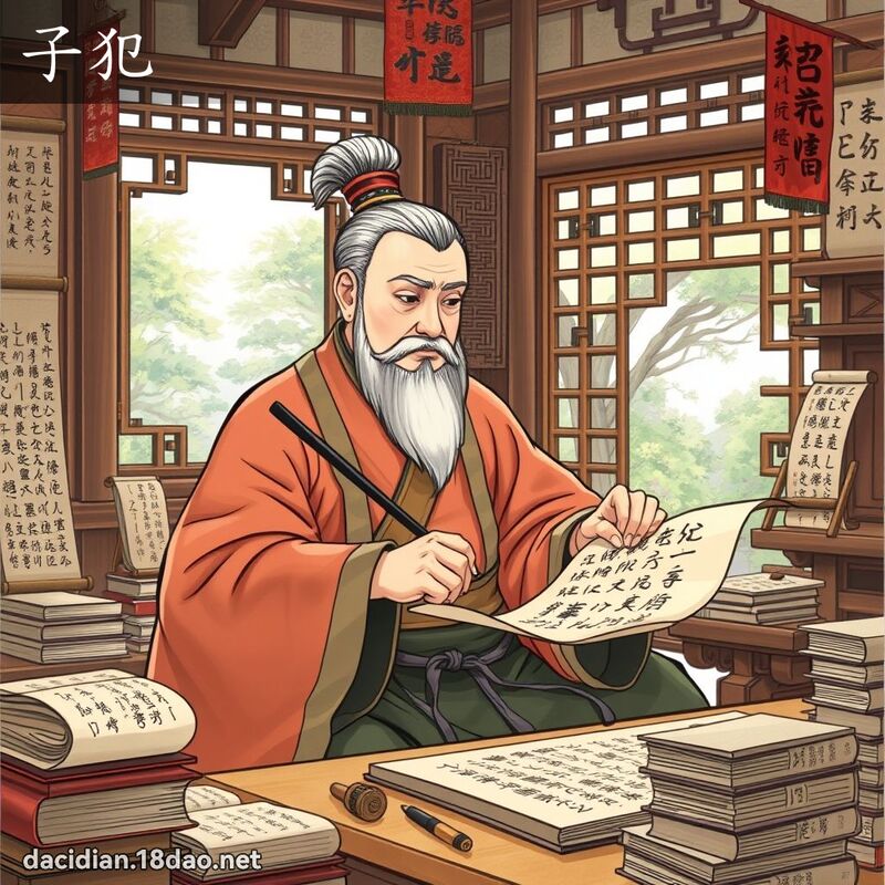 子犯 - 國語大辭典配圖
