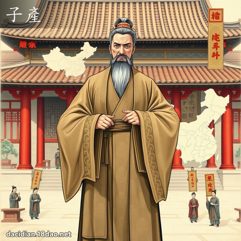 子產 - 國語大辭典配圖