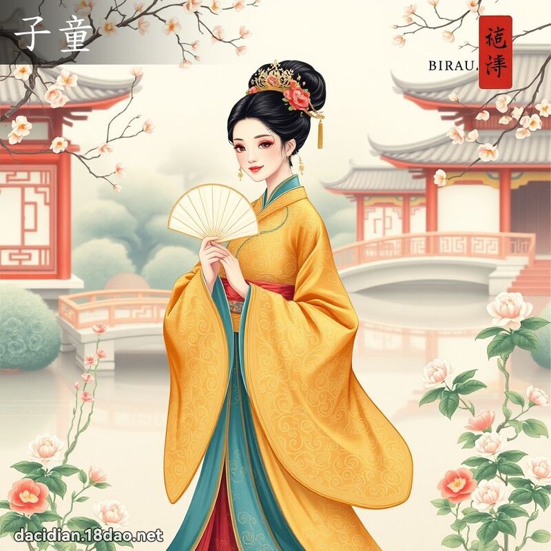 子童 - 国语大辞典配图