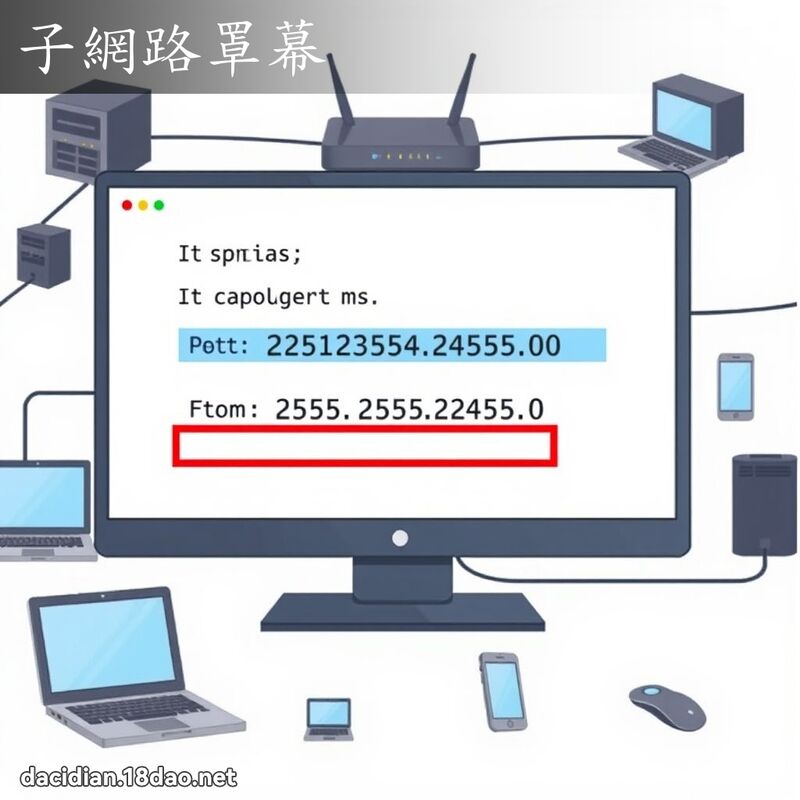 子网路罩幕 - 国语大辞典配图